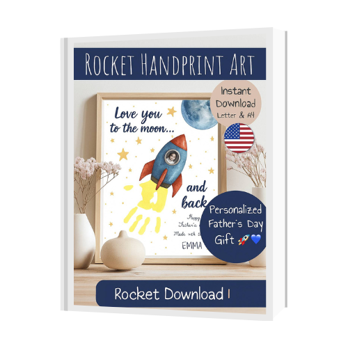 Father’s Day Handprint Rocket Craft